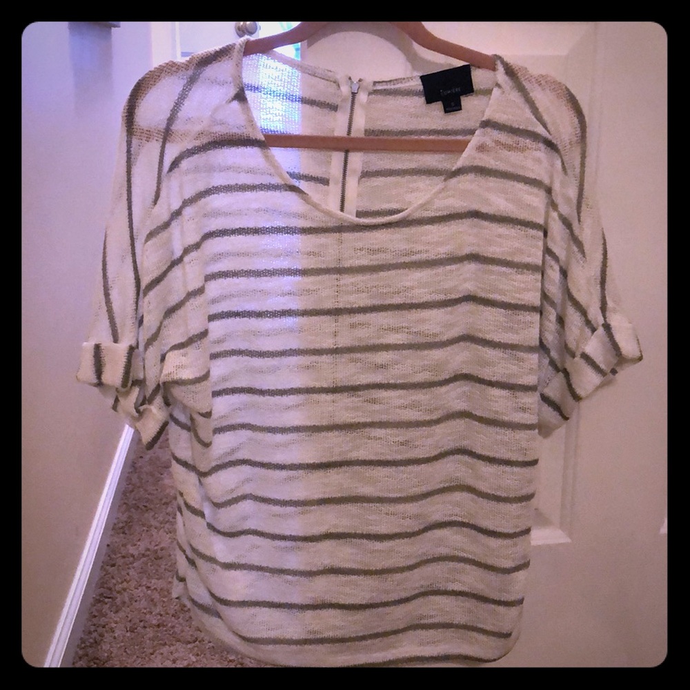 See through slouch sweater